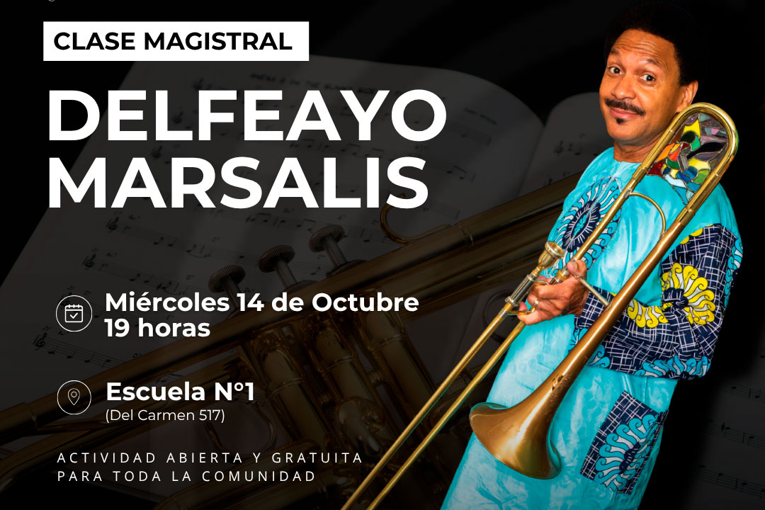Delfeayo Marsalis brindará una clase magistral gratuita y abierta a toda la comunidad
